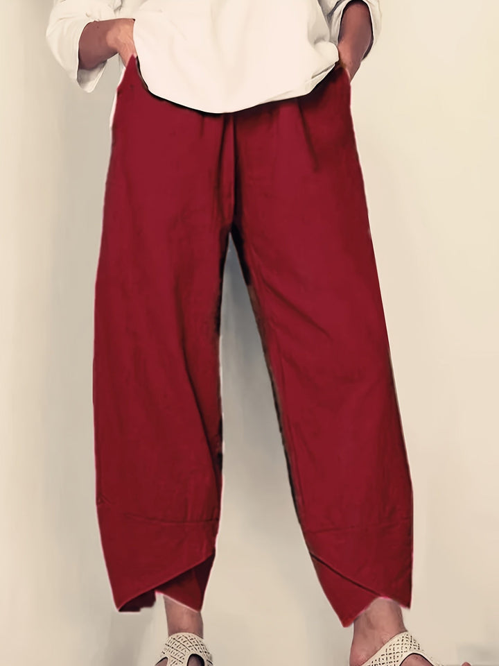 Zara™ Elegant Side-Pocket Trousers
