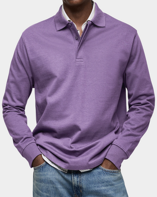 Jeffrey | Classic Long Sleeve Polo Shirt