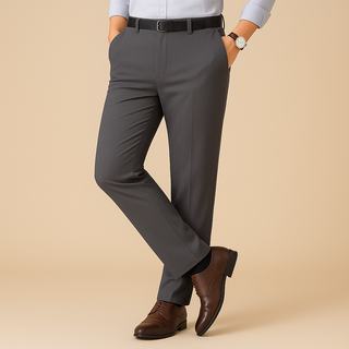 Felix - Stretchy Fit Pleated Suit Pants | By Julian & Claire Toronto