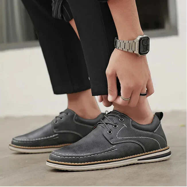 Alvin - Classic Leather Lace-Up Shoes | By Julian & Claire Toronto