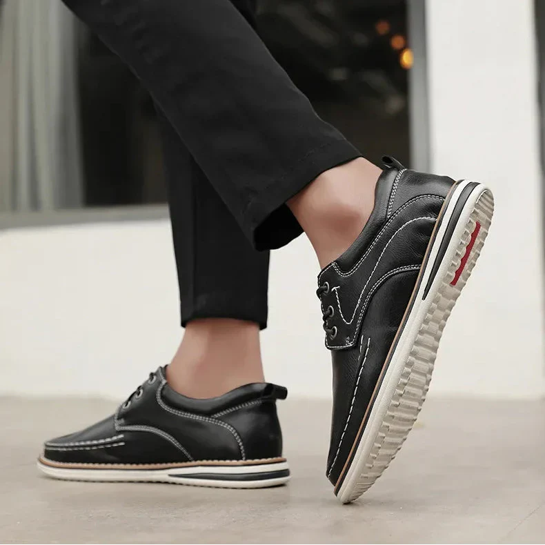 Alvin - Classic Leather Lace-Up Shoes | By Julian & Claire Toronto