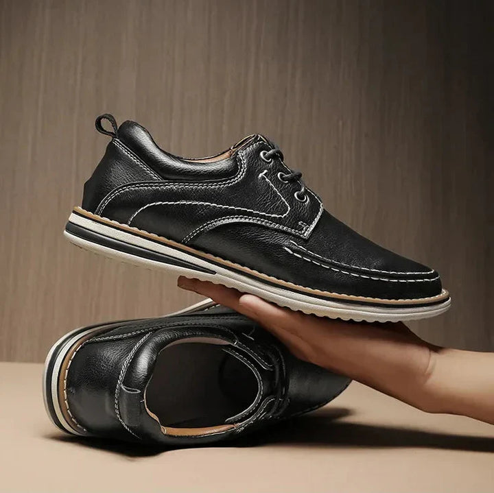 Alvin - Classic Leather Lace-Up Shoes | By Julian & Claire Toronto