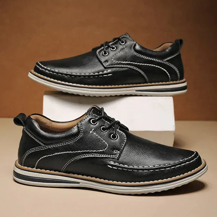Alvin - Classic Leather Lace-Up Shoes | By Julian & Claire Toronto