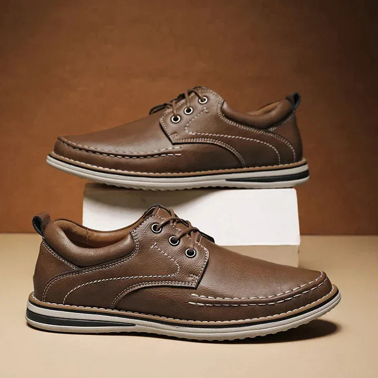 Alvin - Classic Leather Lace-Up Shoes | By Julian & Claire Toronto