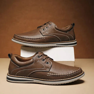Alvin - Classic Leather Lace-Up Shoes | By Julian & Claire Toronto