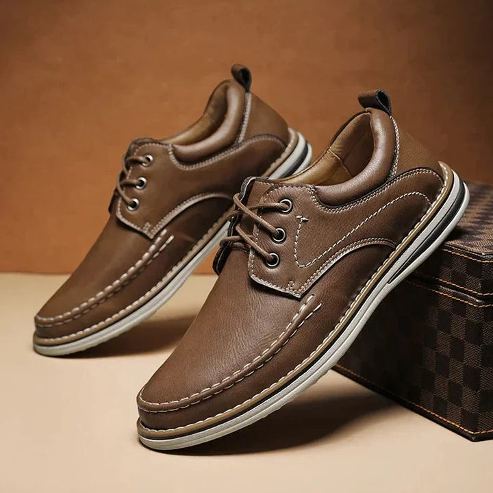 Alvin - Classic Leather Lace-Up Shoes | By Julian & Claire Toronto