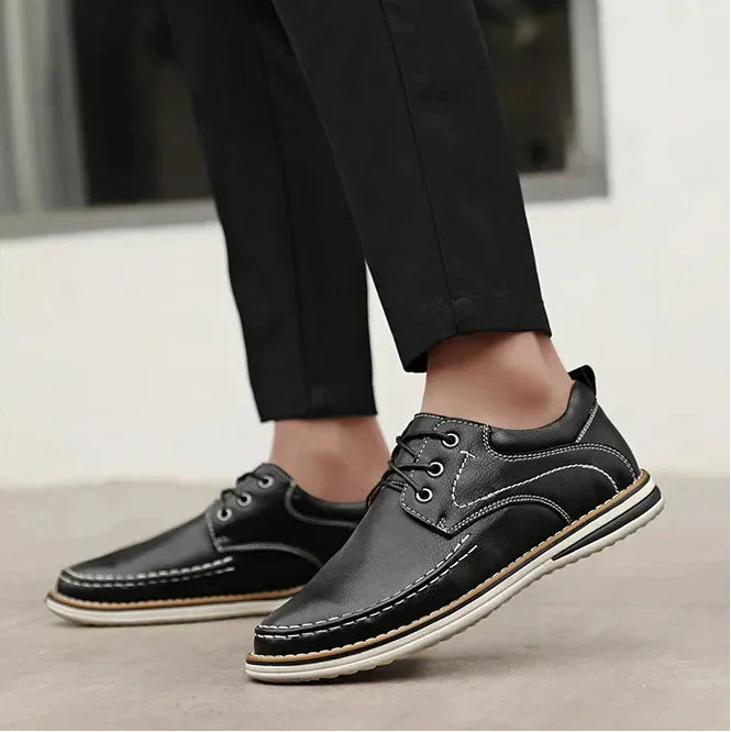 Alvin - Classic Leather Lace-Up Shoes | By Julian & Claire Toronto