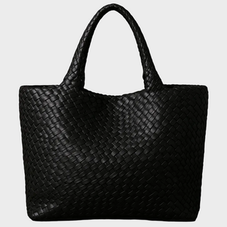 Lana - Handwoven Vegan Leather Tote