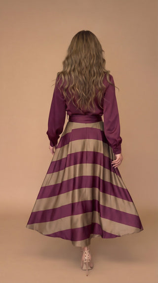 Mila™ | Striped Maxi Dress