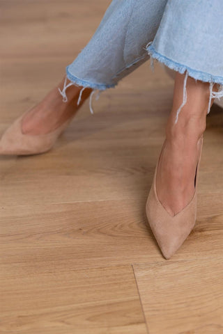 Amelia™ | Nude Low Heels